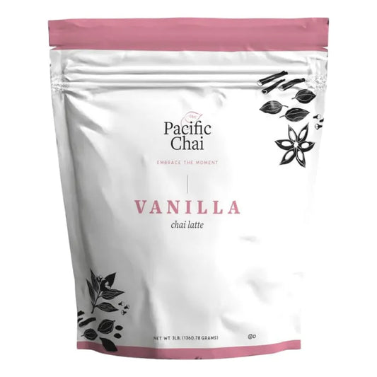 Pacific Chai Mezcla Bebida Con Leche Vainilla Chai 3 Libras Sabor Premium Instantaneo
