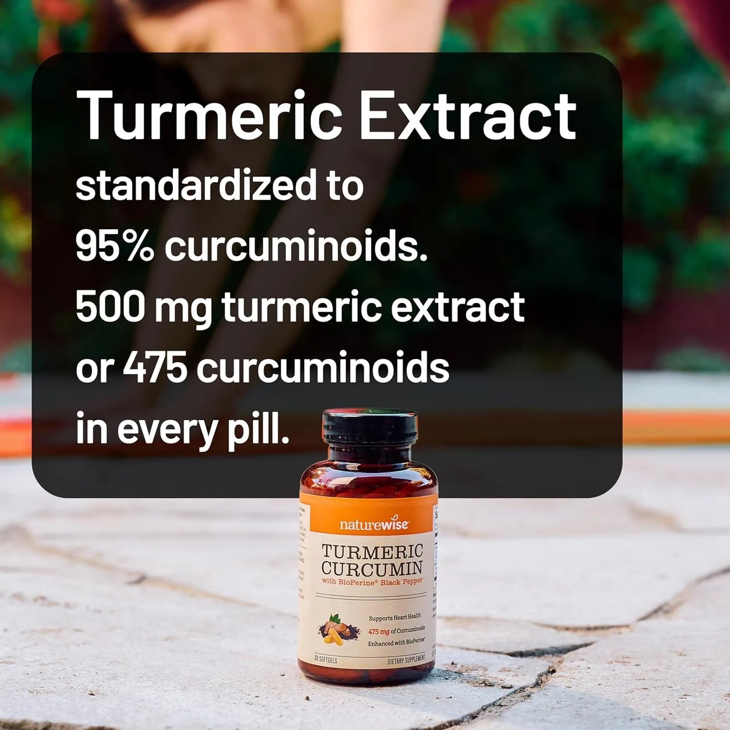 Cúrcuma Extra Fuerte 500 Mg Con 95% Curcuminoides Y Pimienta Negra Absorción Mejorada