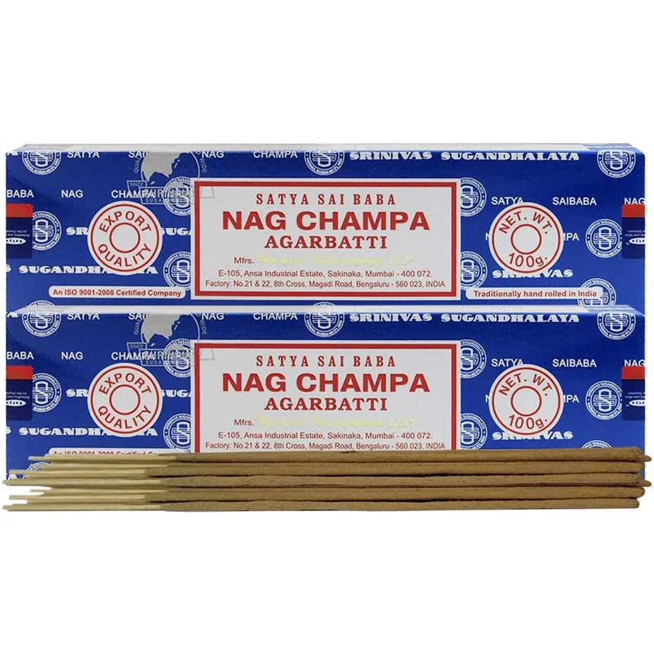 Soportes Para Incienso Trumiri Y Varillas Satya Sai Baba Nagchampa 200 Varillas Aroma Natural