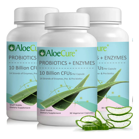 Probióticos 10 Mil Millones UFC Para Mujer Con Enzimas Digestivas Y Aloe Vera
