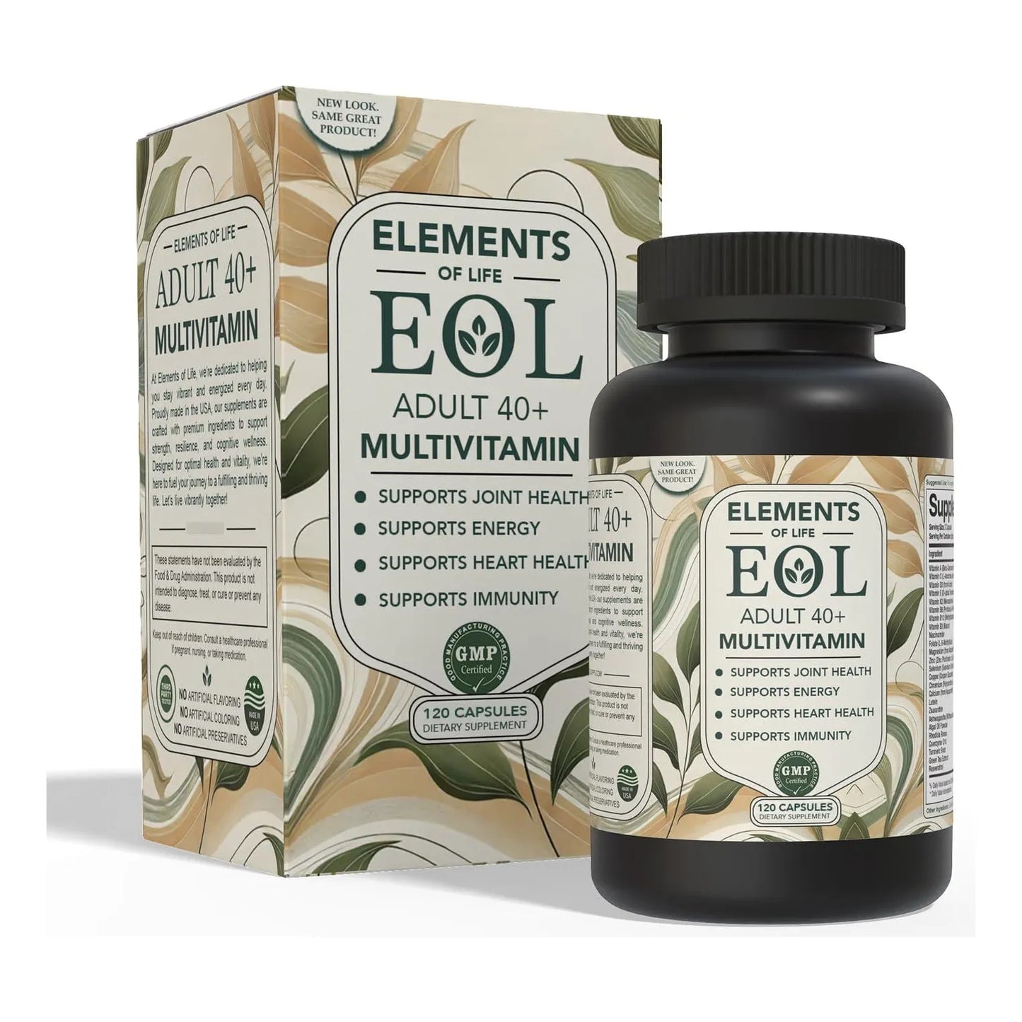 Multivitaminico Completo Diario Adultos Energia Natural Inmunidad 40+