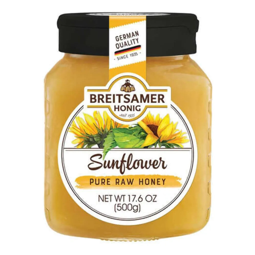 Miel Cruda De Girasol 500g Deliciosa Y Natural Importada
