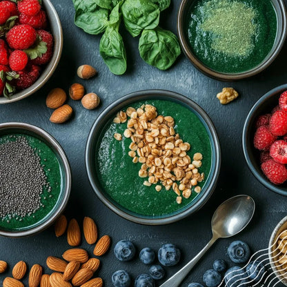 Polvo De Espirulina Orgánica 450g Natural Crudo Vegano Alto En Proteínas