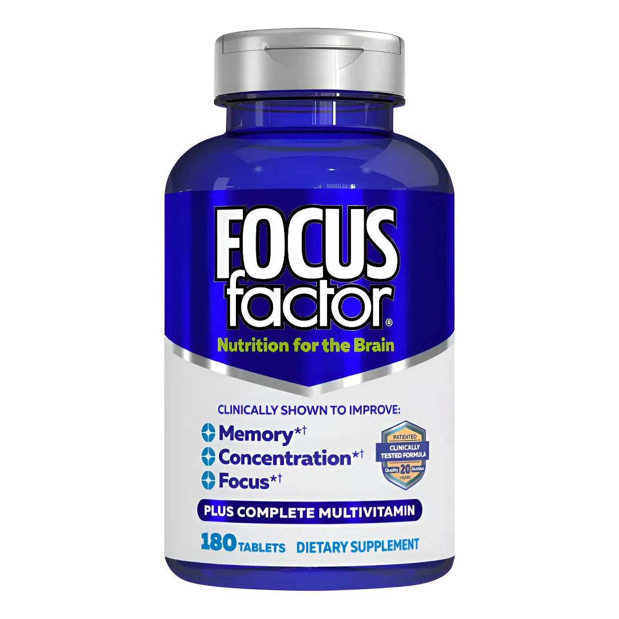 Tabletas Focus Factor Original De Concentración Vitamins180 Sin Sabor - Imagen 1