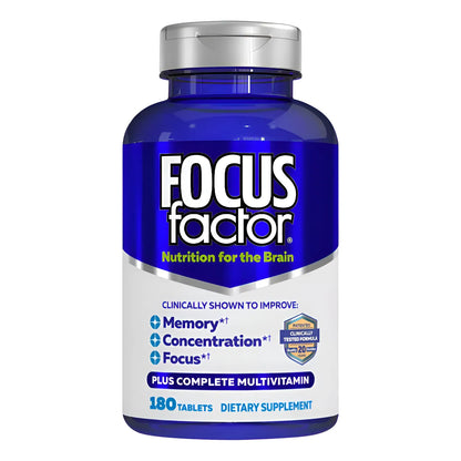 Tabletas Focus Factor Original De Concentración Vitamins180 Sin Sabor - Imagen 1