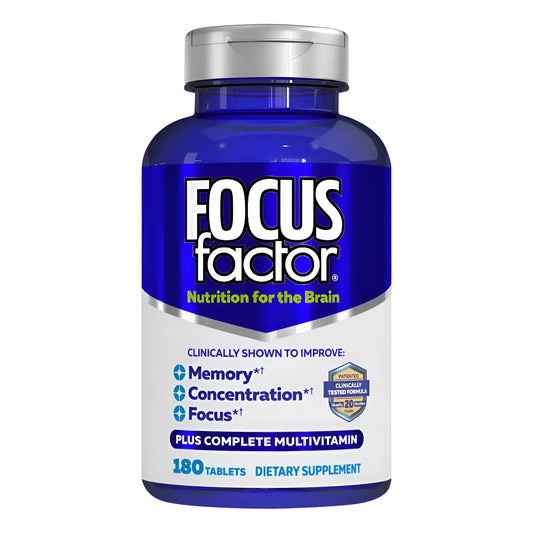 Tabletas Focus Factor Original De Concentración Vitamins180 Sin Sabor - Imagen 1