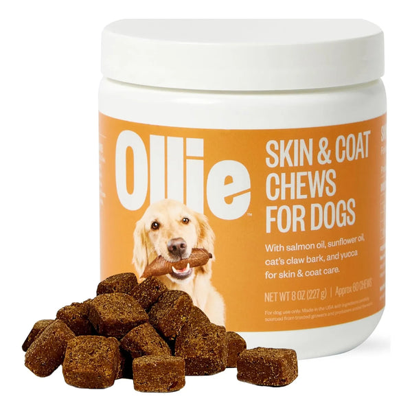 Suplemento Piel Pelaje Perro Alivia Irritacion Promueve Brillo Ollie 60 Unidades