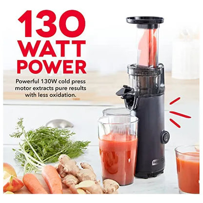Extractor De Jugo Dash Dcsj255 Prensado En Frio Para Vitaminas Naturales