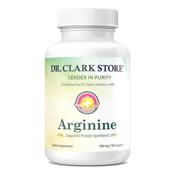 Arginina 500 Mg 100 Cápsulas Energía Y Rendimiento Físico Dr Clark