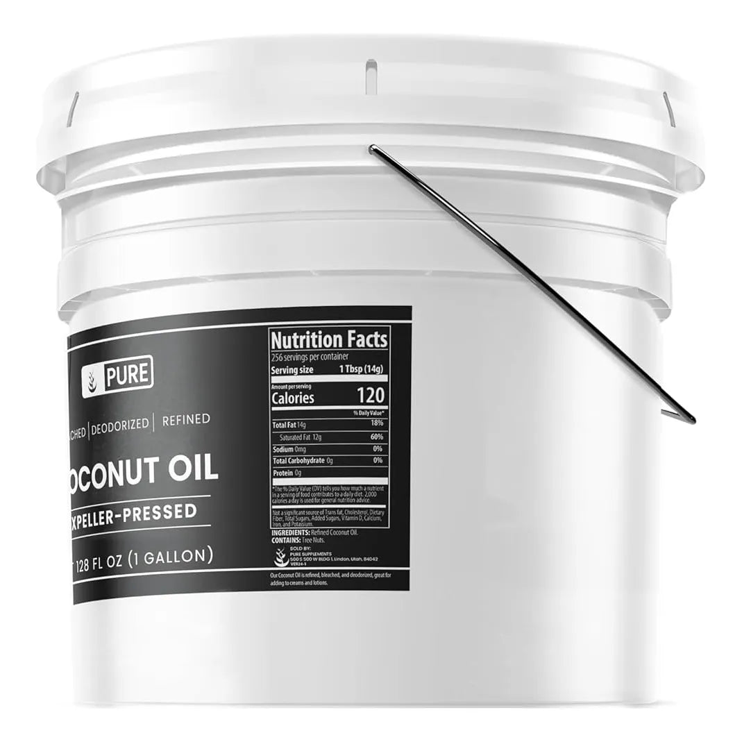 Aceite De Coco Orgánico Virgen Extra Sin Hexano 3.78 Litro Puro Y Natural