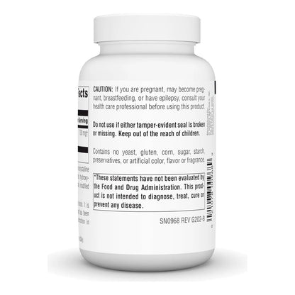 DMAE Dimetilaminoetanol Bitartrato 200 Tabletas Source Naturals Suplemento Cognitivo Y Piel