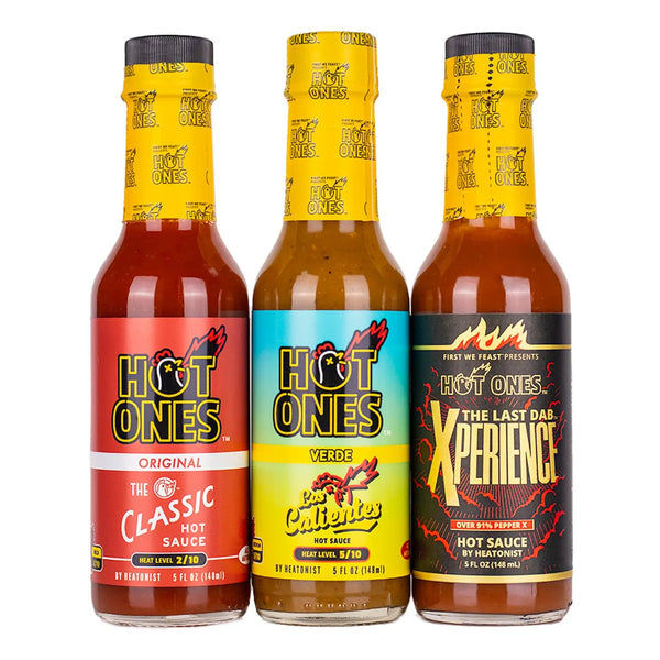 Trío De Salsas Picantes Hot Ones Temporada 25 3 Botellas De 5 Onzas
