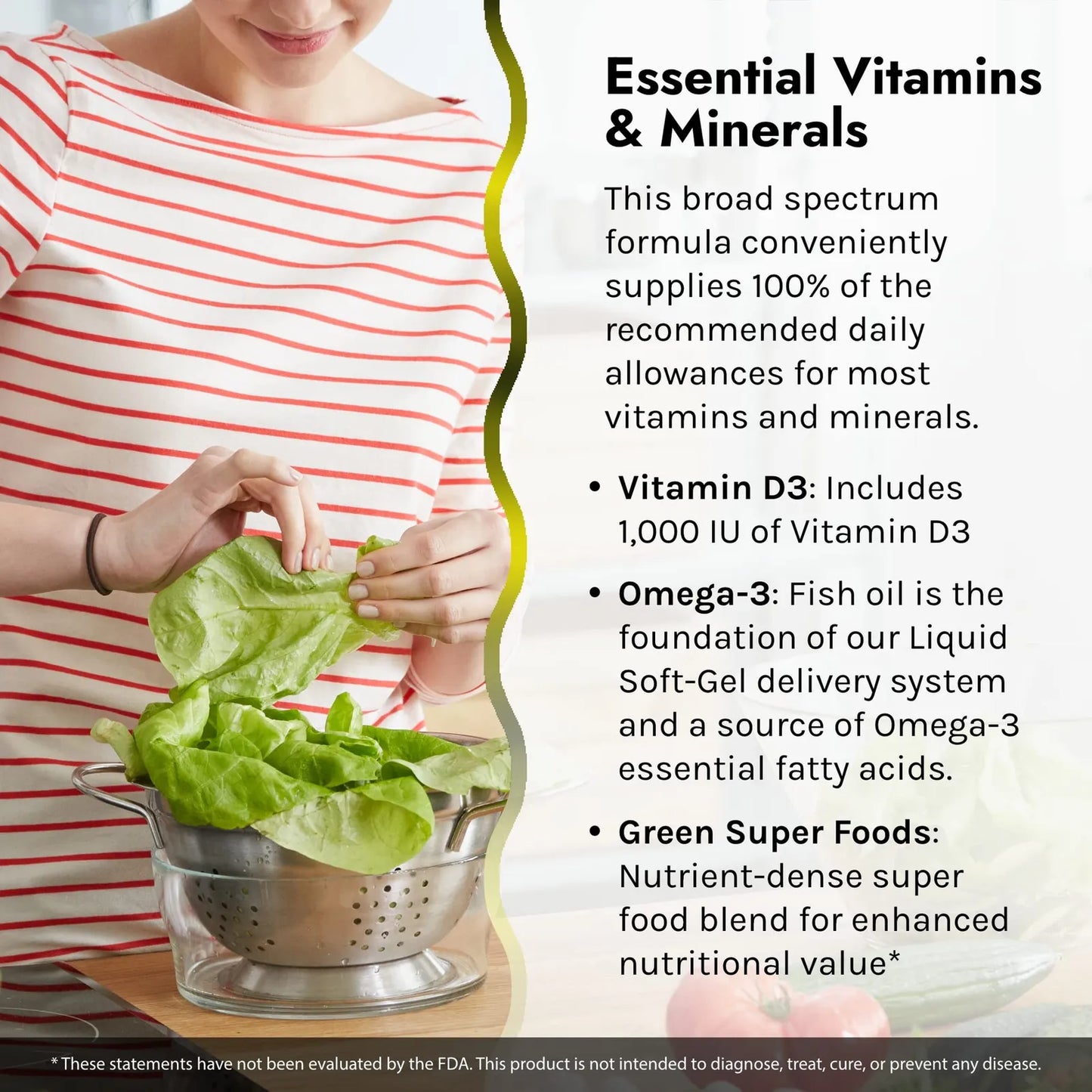 Multivitaminico Liquido 60 Geles Suaves Paquete Doble Omega 3 Antioxidantes