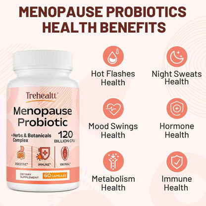 Suplemento Menopausia Mujeres 120 Mil Millones Ufc Probioticos 13 En 1 Hierbas