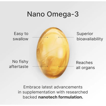 Omega 3 Nanotecnologico Epa Dha Salud Corazon Y Antienvejecimiento 60 Capsulas