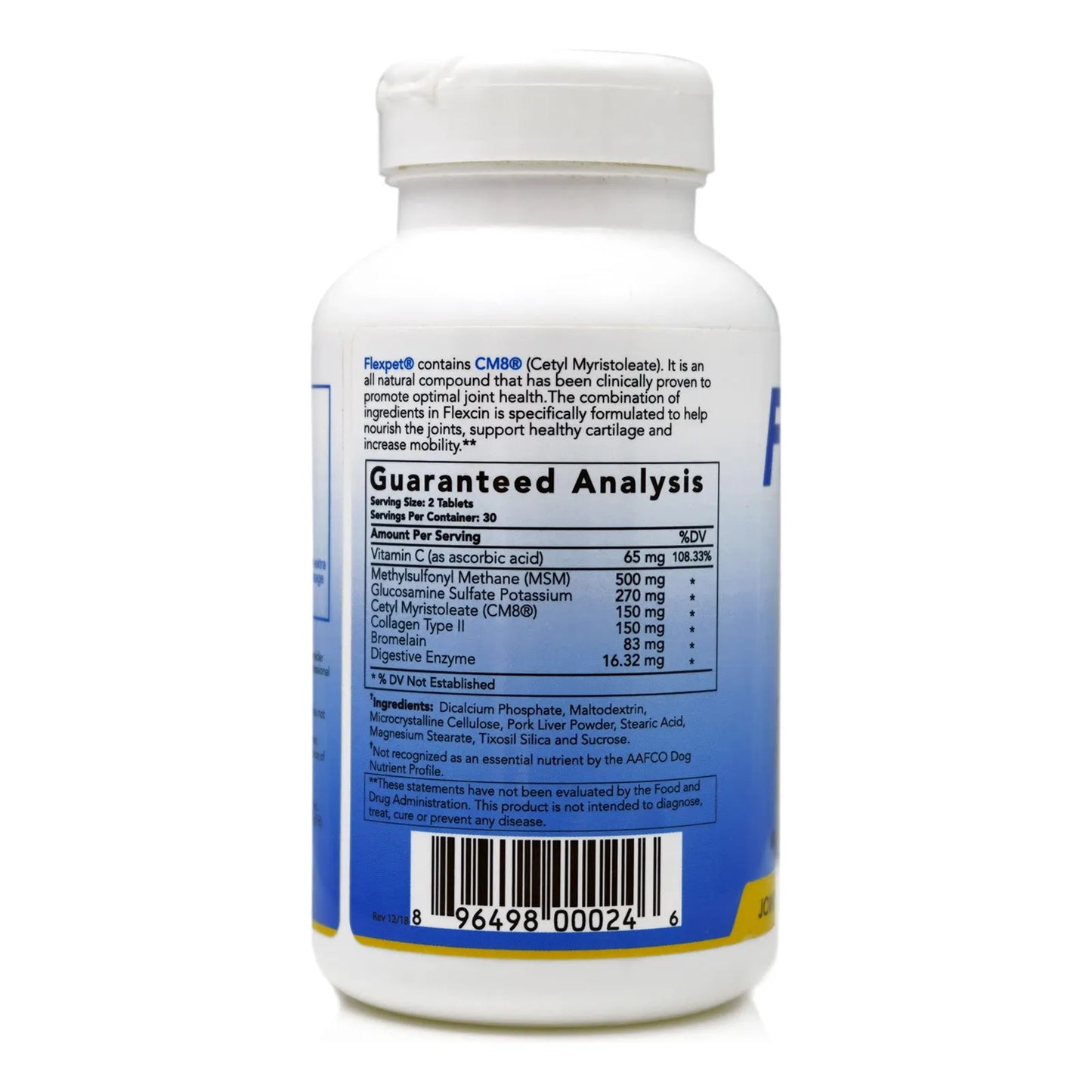 Comprimidos Masticables CM8 Para Aliviar Dolor Articular En Perros Importado EE.UU.