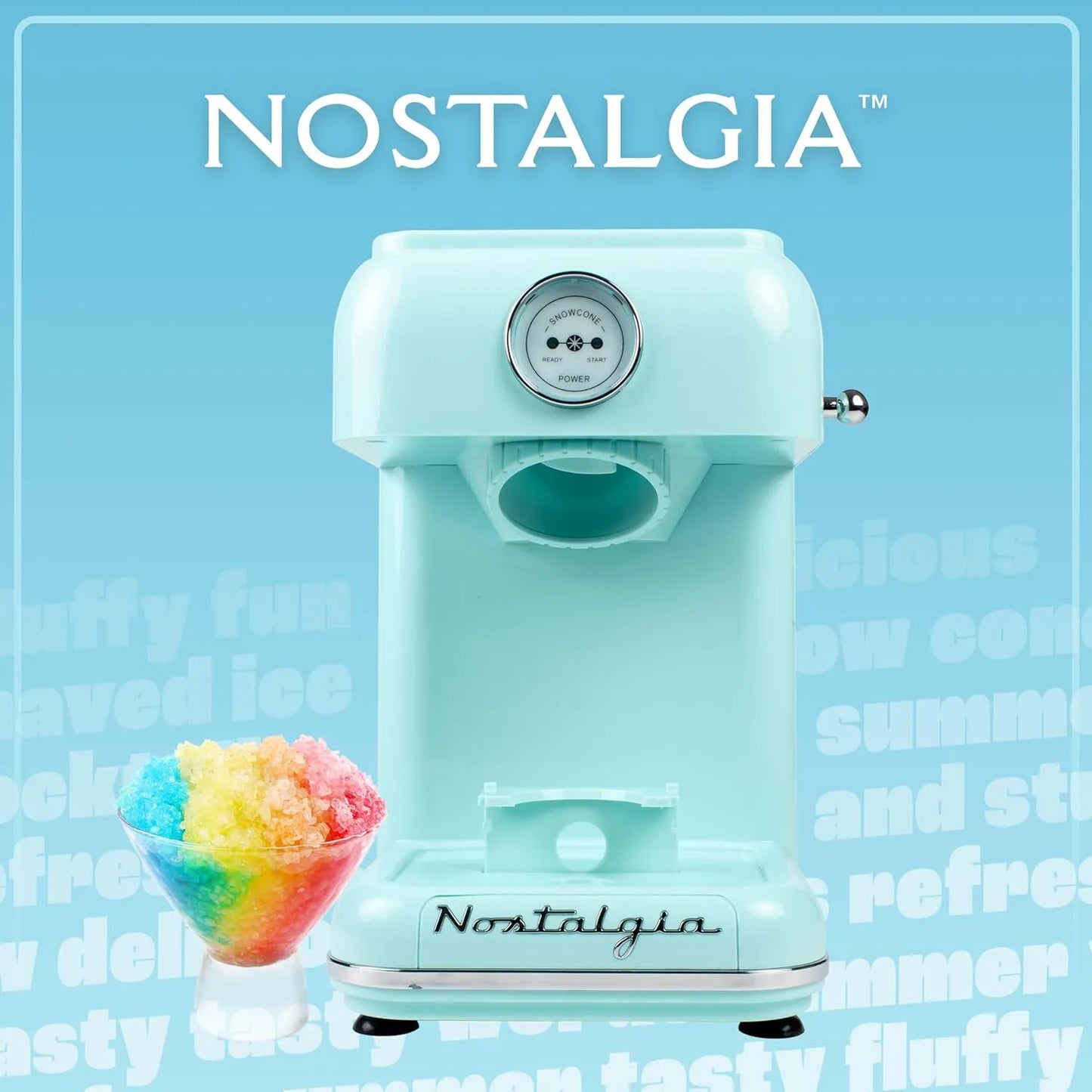 Maquina De Raspados Vintage Nostalgia Classic Premium Cuchillas Acero Inoxidable Envio Gratis
