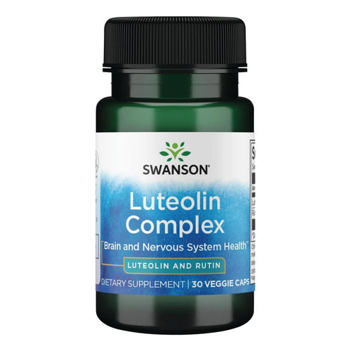 Swanson Complejo Luteolina Rutina 30 Capsulas Apoyo Cerebral Memoria