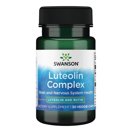 Swanson Complejo Luteolina Rutina 30 Capsulas Apoyo Cerebral Memoria