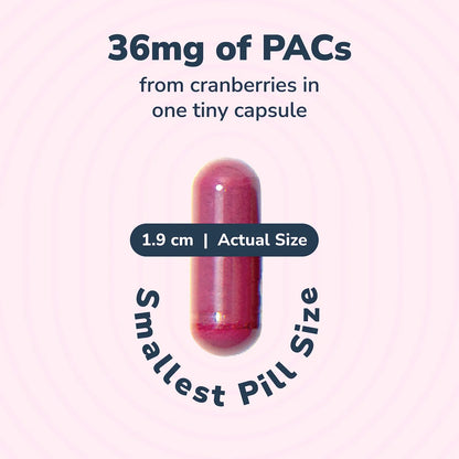 Utiva Cranberry PACs 36 Mg Suplemento Salud Urinaria Preventivo Infecciones