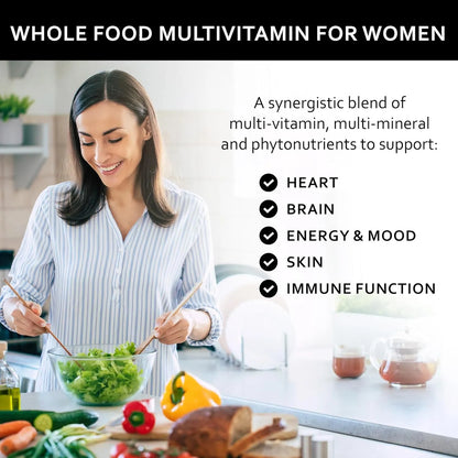Multivitaminico Integral Femenino 120 Capsulas Apoyo Inmune Y Energia