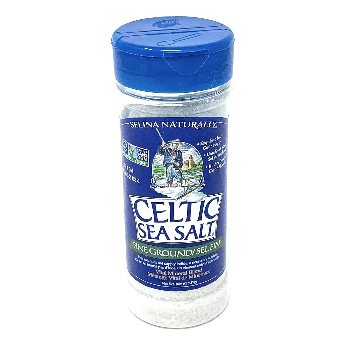 Sal De Mar Celti 6 Saleros 226gr Fina Nutritiva Sin Gluten Importado De Estados Unidos