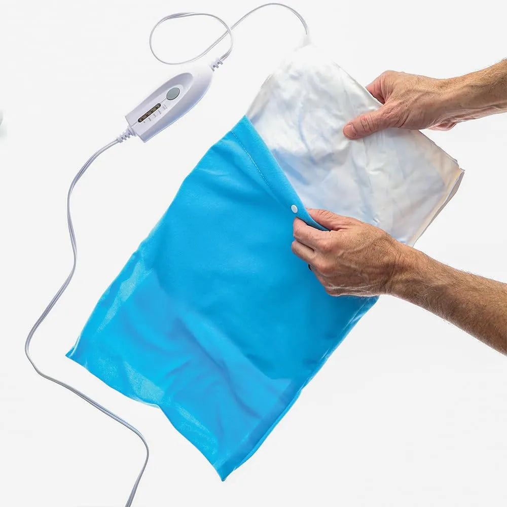 Almohadilla Termica Humeda Y Seca Con Apagado Automatico Alivia Dolores Musculares
