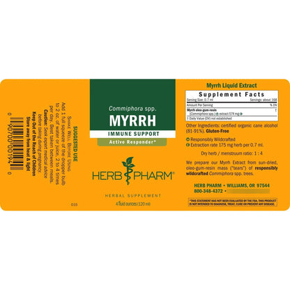 Extracto Liquido De Mirra 118ml Apoyo Sistema Inmunologico Natural Rapida Absorcion