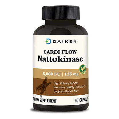 Nattokinase 5000 Fu Suplemento Cardiovascular 60 Capsulas Vegano