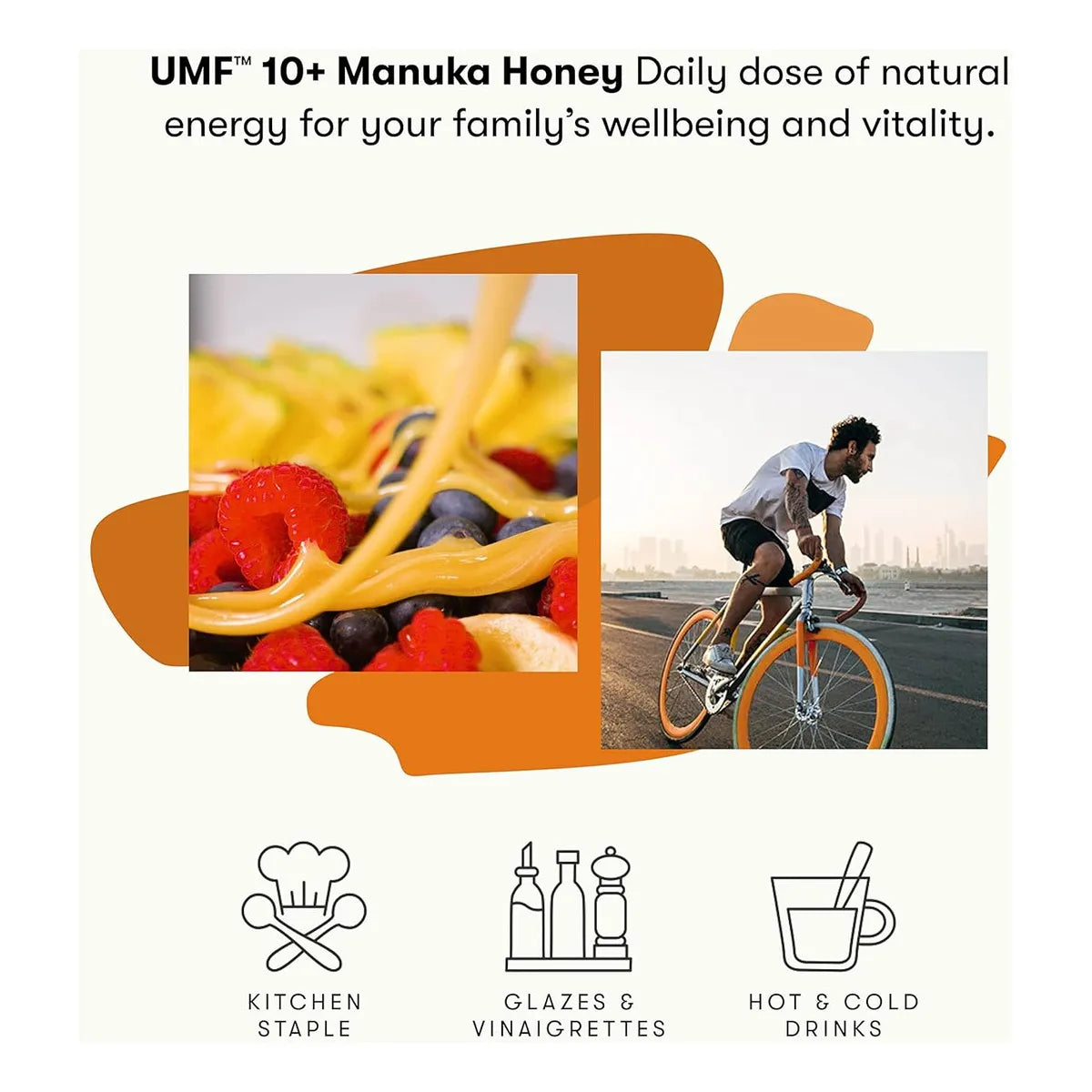 Miel De Manuka Cruda UMF 10 MGO 263 500g Certificada Calidad Premium