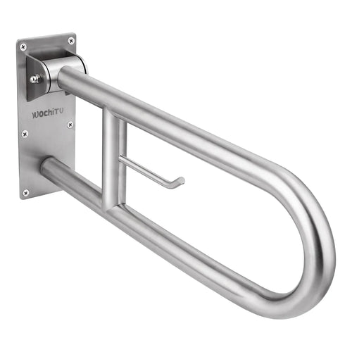 Barras De Seguridad Para Inodoro Acero Inoxidable 29.5 Pulgadas Soporte 350 Libras