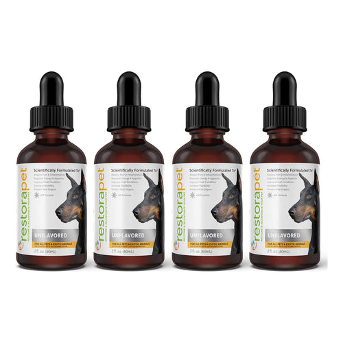 Multivitamínicos Líquidos Para Perros Y Gatos Paquete De 4 A
