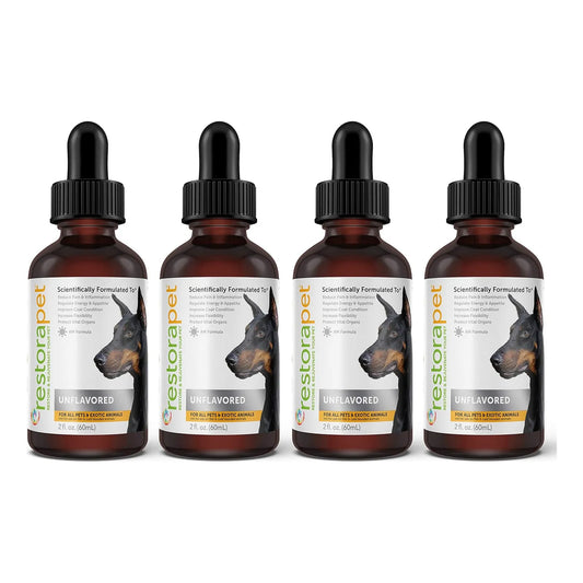 Multivitamínicos Líquidos Para Perros Y Gatos Paquete De 4 A