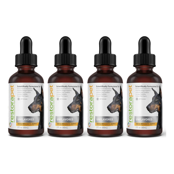 Multivitamínicos Líquidos Para Perros Y Gatos Paquete De 4 A