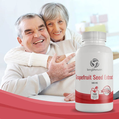Extracto De Semilla De Pomelo 500 Mg 180 Cápsulas Veganas Potente Antioxidante Y Refuerzo Inmune