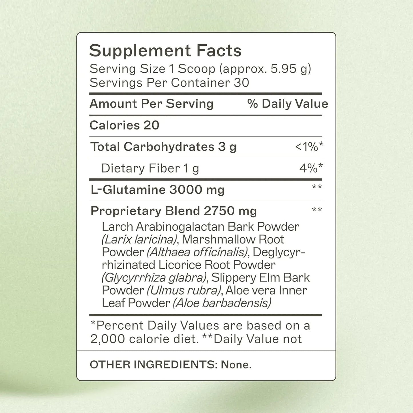Polvo De Glutamina Dr Amy Myers Reparacion Intestinal Reduce Hinchazon