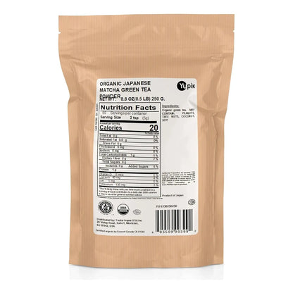 Polvo De Té Verde Matcha Japonés Orgánico 250g Natural Alto En Vitamina A
