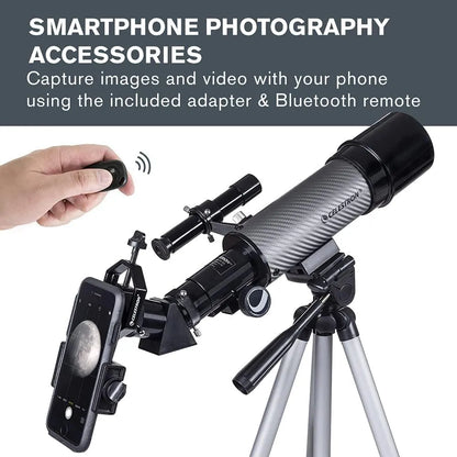 Telescopio Portatil Celestron Travel Scope 60 Dx Refractor Ideal Para Principiantes Y Aventureros