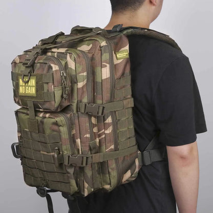 Mochila Táctica Militar Hannibal Tactical 36L Resistente Al Agua Con Sistema Molle