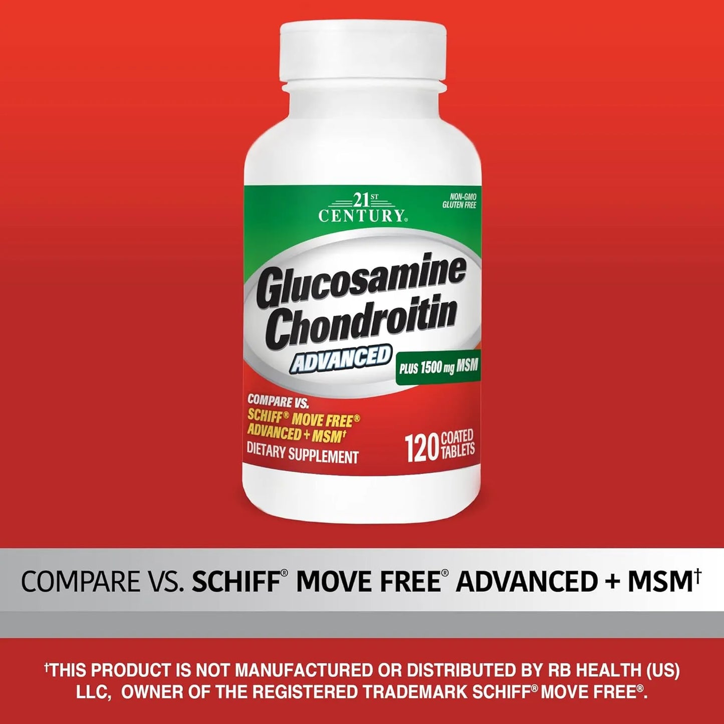 Tabletas Glucosamina Condroitina Avanzada 120 Unidades Salud Articular