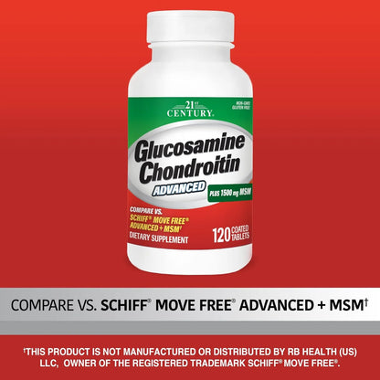 Tabletas Glucosamina Condroitina Avanzada 120 Unidades Salud Articular