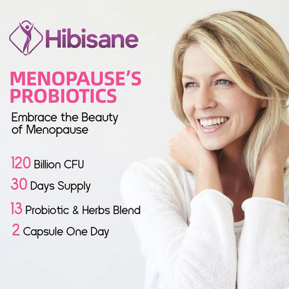 Complemento Menopausia Mujer 120 Millones Ufc Probiótico Alivia Sofocos Salud Intestinal