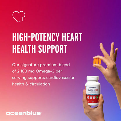 Omega 3 Profesional 2100mg Con Coq10 90 Capsulas Aceite De Pescado Suplemento Cardiaco Y Energia