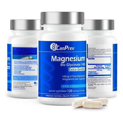 Bisglicinato De Magnesio 120 Capsulas 140 Mg Alta Biodisponibilidad