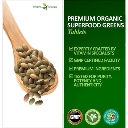 Paquete De 2 Superalimentos Organicos Potent Garden Frutas Verduras Energia Antioxidantes