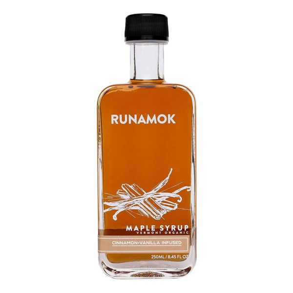 Jarabe De Arce Orgánico Premium 355 Ml Puro Con Canela Y Vainilla