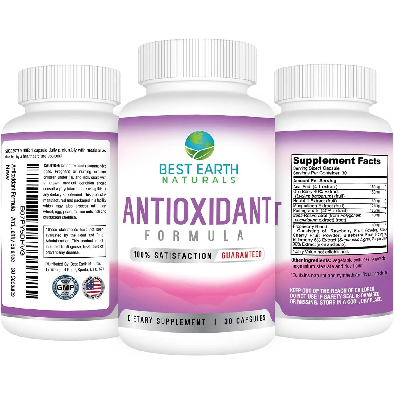 Fórmula Antioxidante Potente Con Vitamina Refuerzo Inmune Suplemento En Cápsulas