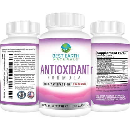 Fórmula Antioxidante Potente Con Vitamina Refuerzo Inmune Suplemento En Cápsulas