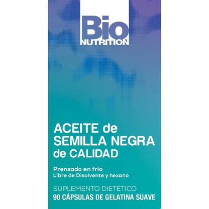Aceite De Semilla Negra Premium 90 Cápsulas Blandas Prensado En Frío Cabello Y Piel