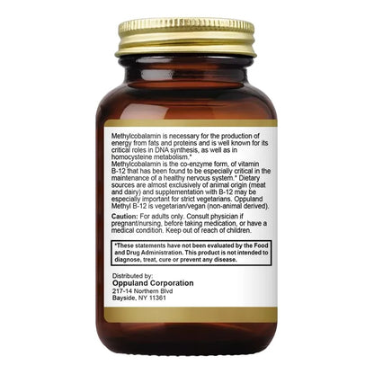 Vitamina B12 Metilcobalamina 5000 Mcg Con Ácido Fólico 120 Tabletas Masticables Sabor Cereza